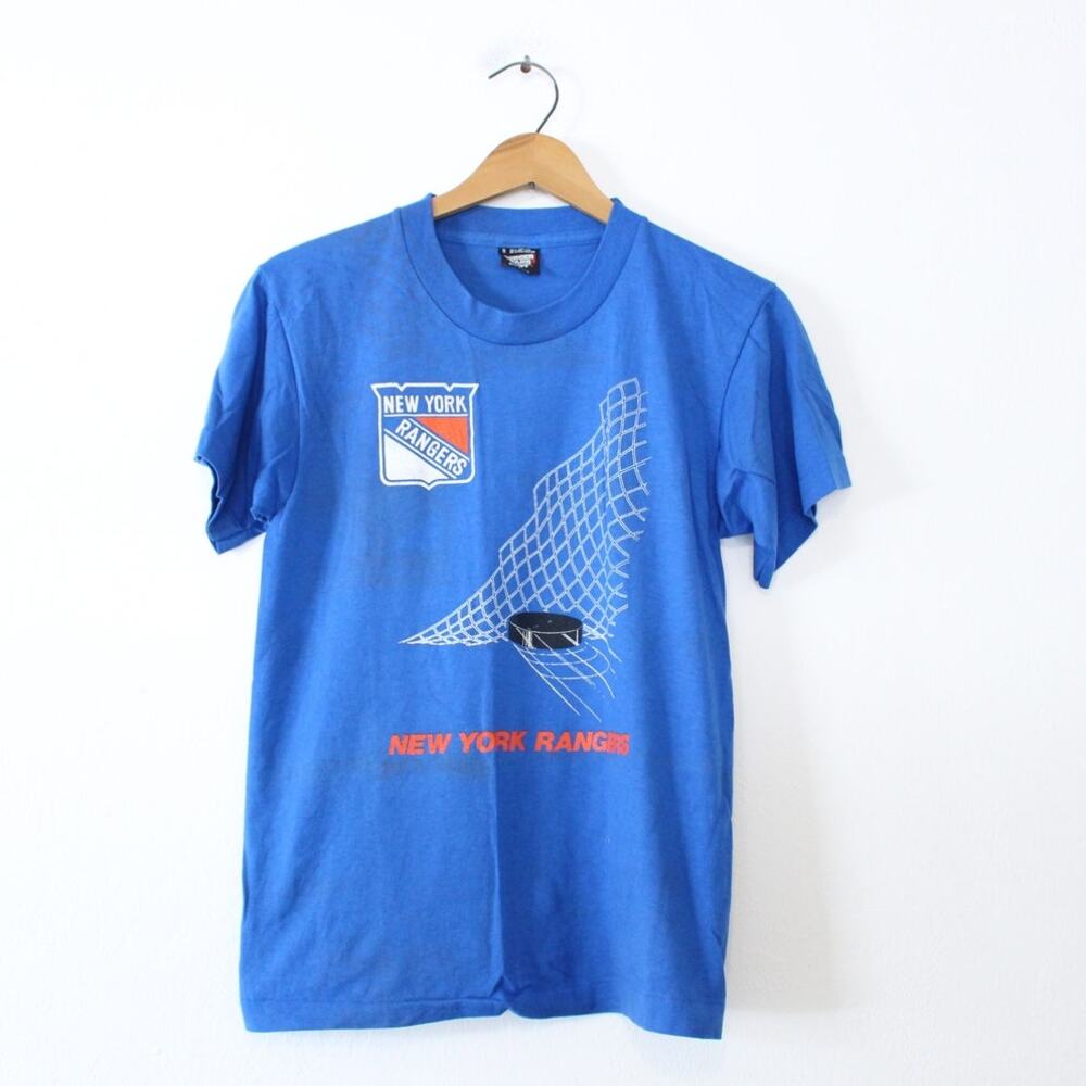 Vintage New York Rangers Ice Hockey T Shirt Small